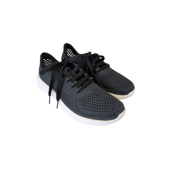 CROCS Shoes - Crocs Literide Pacer Lace-up Sneaker Black Size 8